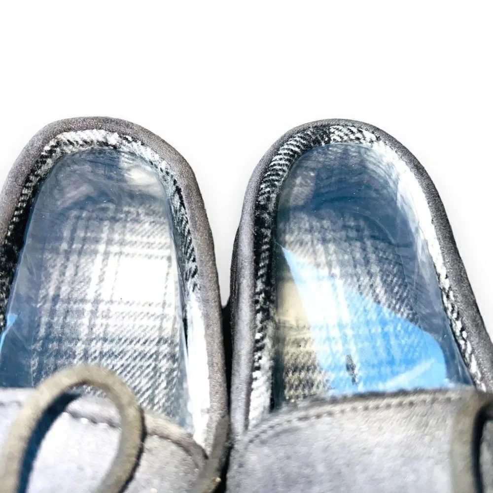 Sonoma Moccasins House Slippers MSN23SL01 Grey Men's Medium (8-9)‎